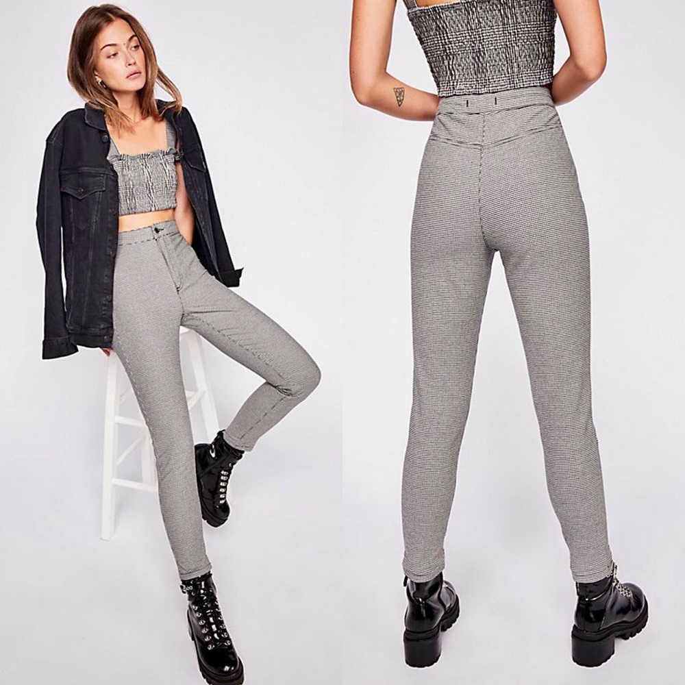 FREE PEOPLE // High Waisted Skinny Pants